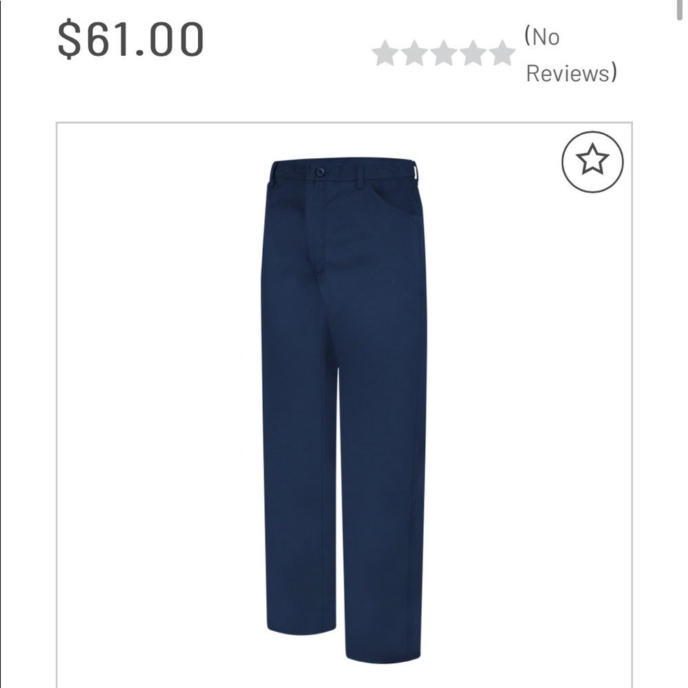 Brand New Bulwark Men’s Cargo pants